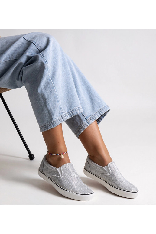 Tenisówki prateadas brilhantes Lublubah
