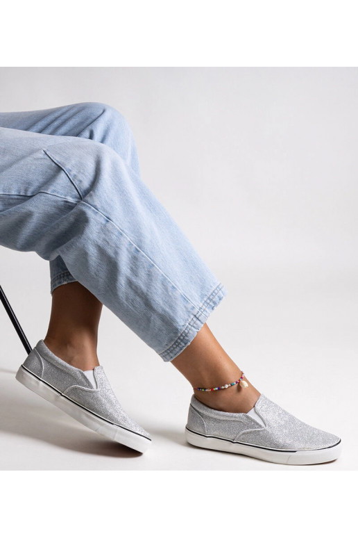 Tenisówki prateadas brilhantes Lublubah