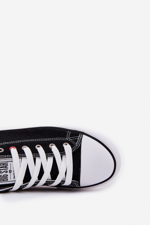 Sapatos casuais masculinos Big Star NN174300 HI-POLY SYSTEM cor preta