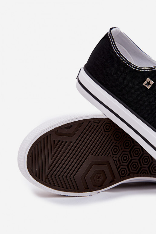 Sapatos casuais masculinos Big Star NN174300 HI-POLY SYSTEM cor preta