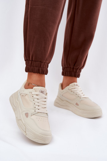 Tênis femininos Big Star NN274668 cor bege