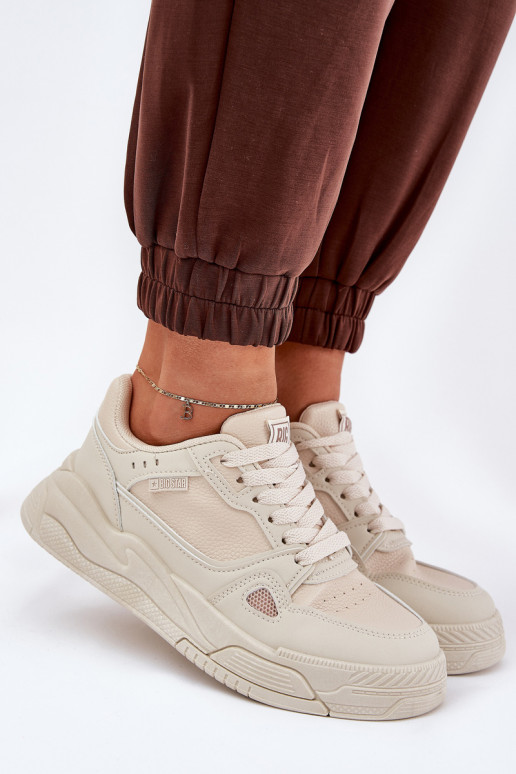 Feminino À modalo de tênis Big Star NN274668 bege