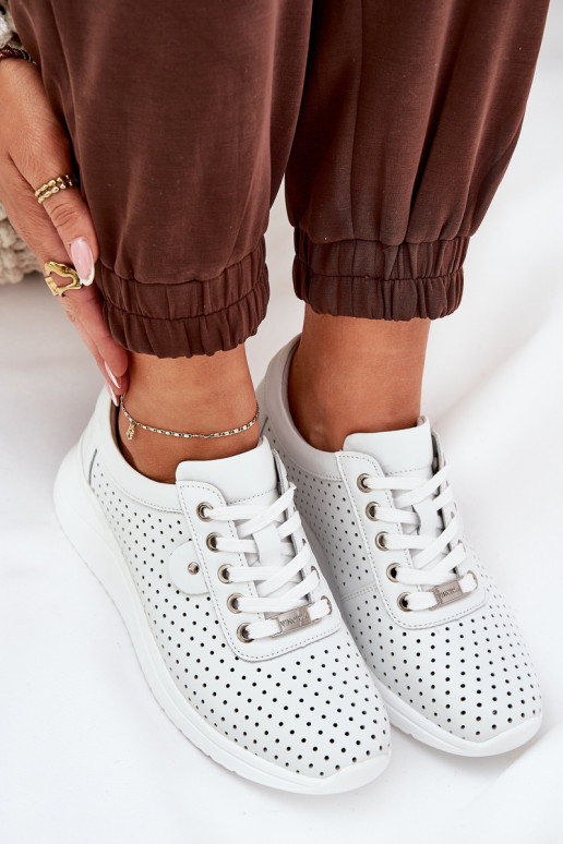 Feminino Pele tênis Vinceza 79532 cor branca Feminino Pele tênis Vinceza 79532 cor branca