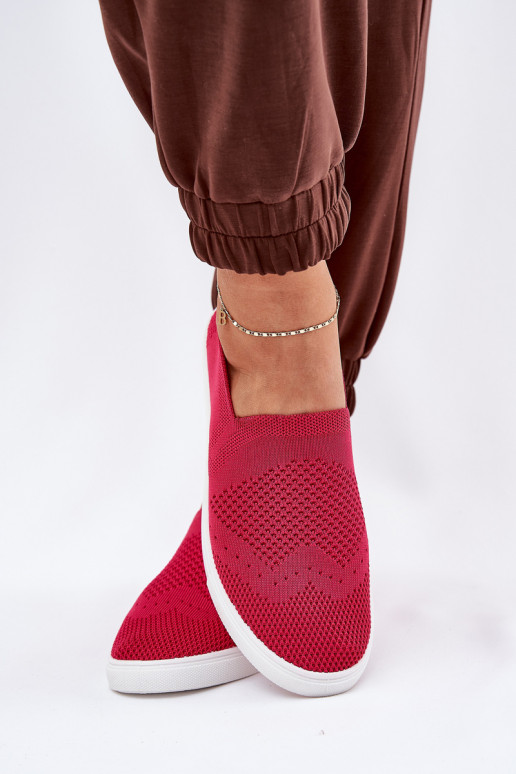 Feminino Tênis Slip-on Big Star FF274A605 cor rosa