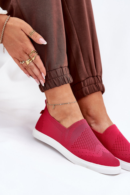 Feminino Tênis Slip-on Big Star FF274A605 cor rosa