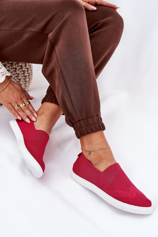 Feminino Tênis Slip-on Big Star FF274A605 cor rosa