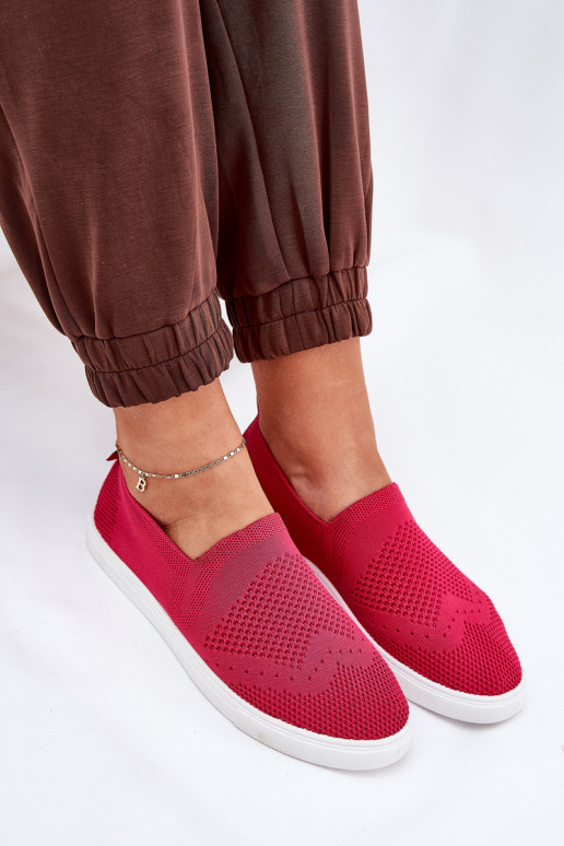Feminino Tênis Slip-on Big Star FF274A605 cor rosa