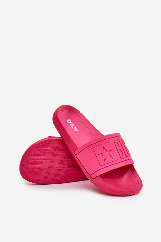 Chinelos femininos Big Star NN274A668 cor rosa