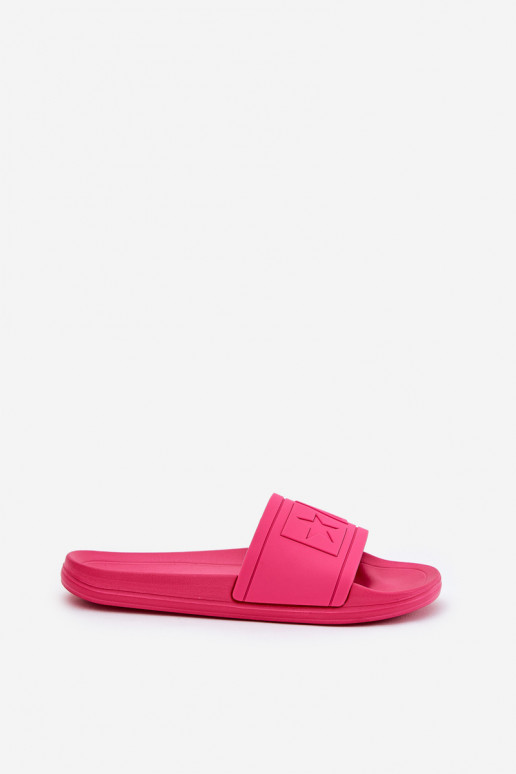 Chinelos femininos Big Star NN274A668 cor rosa