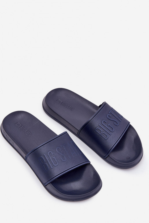 Chinelos de espuma leves Tem que sercho Big Star MM174323 azul escuro