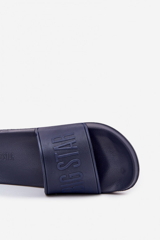 Chinelos de espuma leves Tem que sercho Big Star MM174323 azul escuro