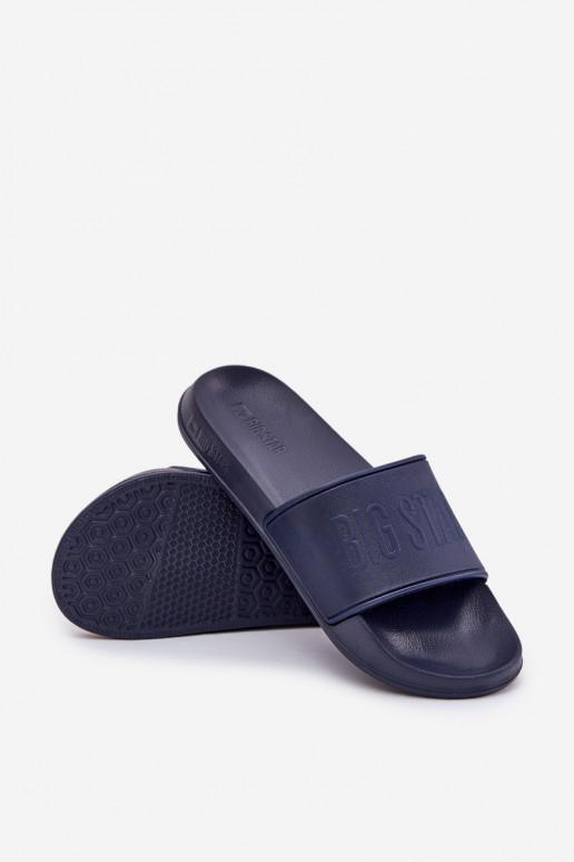 Chinelos de espuma leves Tem que sercho Big Star MM174323 azul escuro