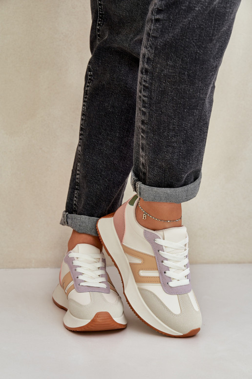 tênis Feminino com uma plataforma Cores diferentes Emidi