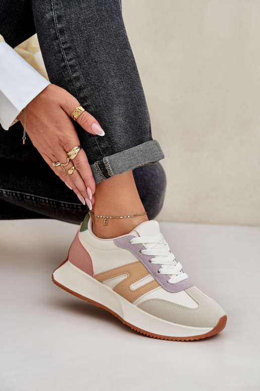 tênis Feminino com uma plataforma Cores diferentes Emidi