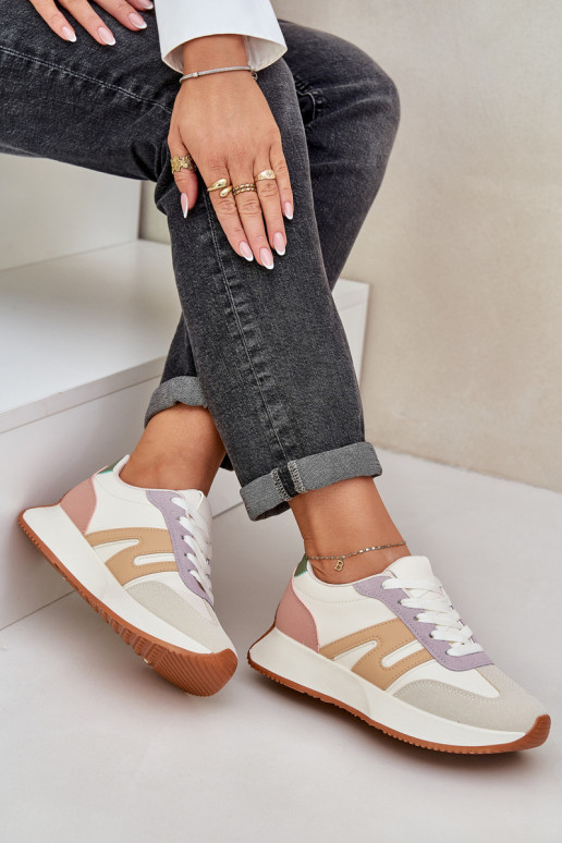 tênis Feminino com uma plataforma Cores diferentes Emidi