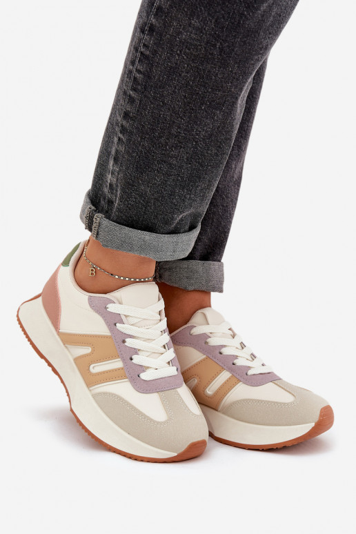 tênis Feminino com uma plataforma Cores diferentes Emidi