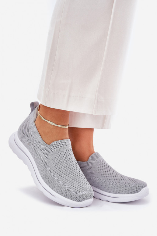 Feminino Tênis  Um modelo atraente cor cinza Adiora Feminino Tênis  Um modelo atraente cor cinza Adiora