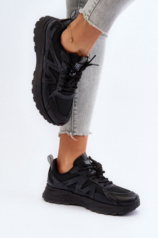 Sapatos casuais femininos Big Star NN274A085 cor preta