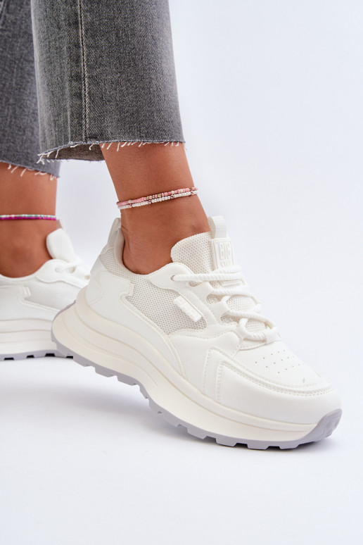 À modalo de tênis Feminino HI-POLY SYSTEM Big Star NN274A107 cor branca