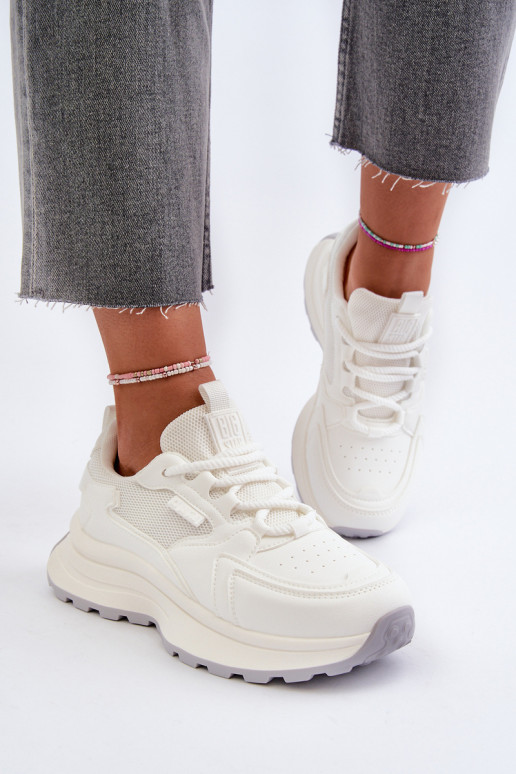 À modalo de tênis Feminino HI-POLY SYSTEM Big Star NN274A107 cor branca