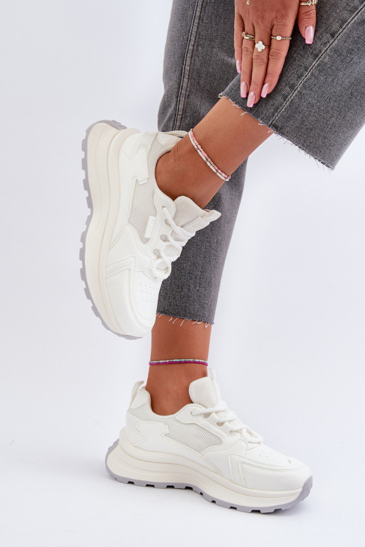 À modalo de tênis Feminino HI-POLY SYSTEM Big Star NN274A107 cor branca