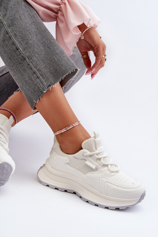 À modalo de tênis Feminino HI-POLY SYSTEM Big Star NN274A107 cor branca