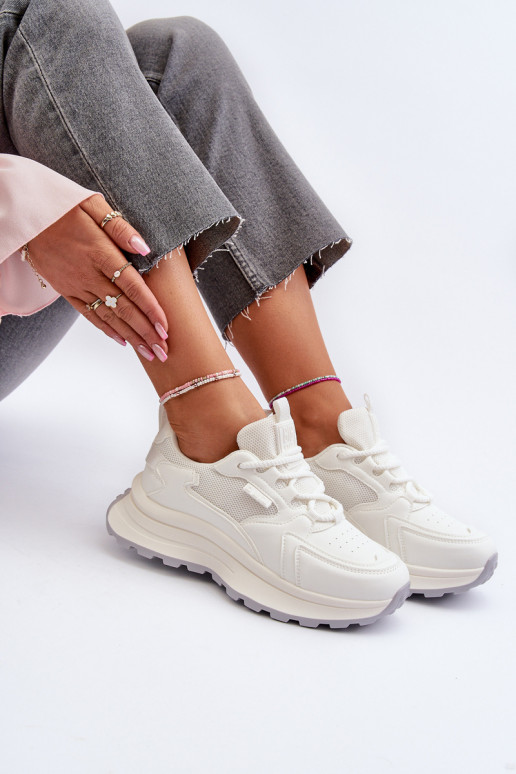 À modalo de tênis Feminino HI-POLY SYSTEM Big Star NN274A107 cor branca