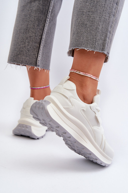 À modalo de tênis Feminino HI-POLY SYSTEM Big Star NN274A107 cor branca