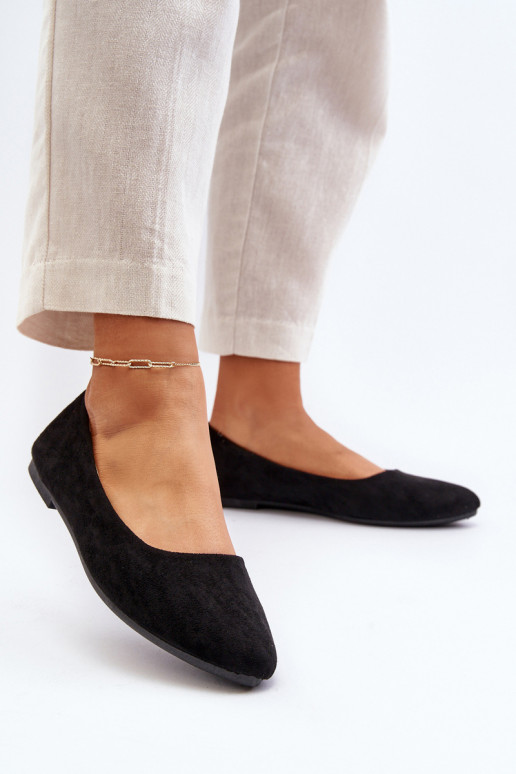 Sapatilhas de camurça Feminino cor preta Kommia Sapatilhas de camurça Feminino cor preta Kommia