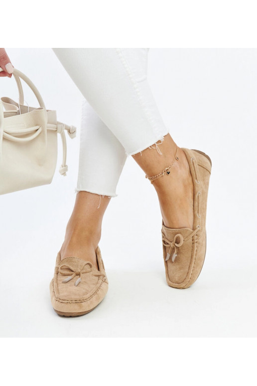 Mocassins marrons com laço Hayam